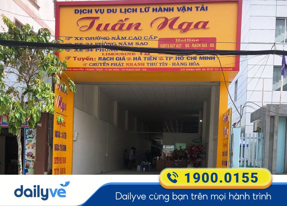 Văn phòng nhà xe Tuấn Nga Rạch Giá