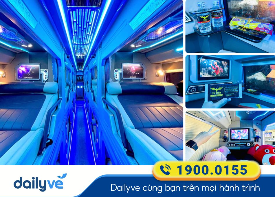 Dòng xe Limousine 24 phòng của xe khách Tư tiến