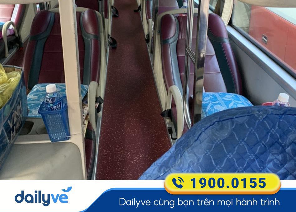 Dòng xe giường nằm 40 chỗ của xe Việt Tân Đà Nẵng đi Kon Tum