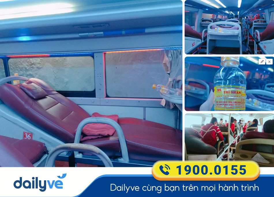 Dòng xe giường nằm 41 chỗ của xe Trí Nhân Bạc Liêu