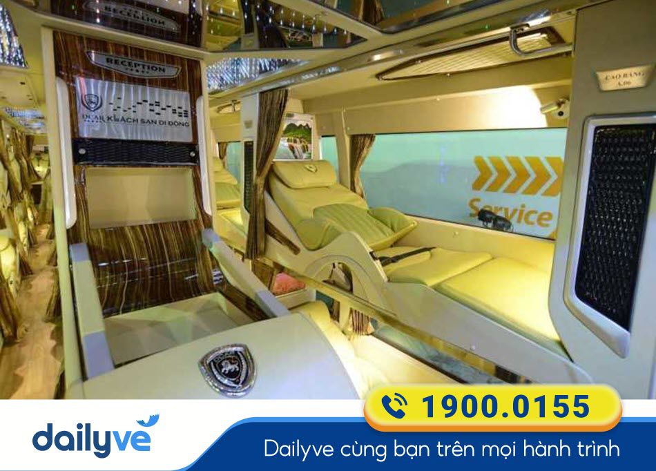 Dòng xe Limousine 30 phòng của xe Vip Trà Lan Viên đi Nha Trang