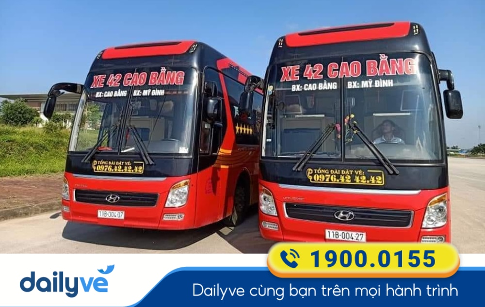 Nhà xe 42 Cao Bằng tuyến Cao Bằng đi Hà Nội