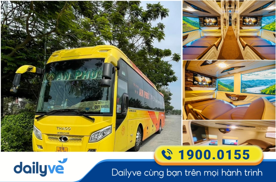 Nhà xe An Phú Buslines tuyến Sài Gòn đi Quy Nhơn đi Bình Định