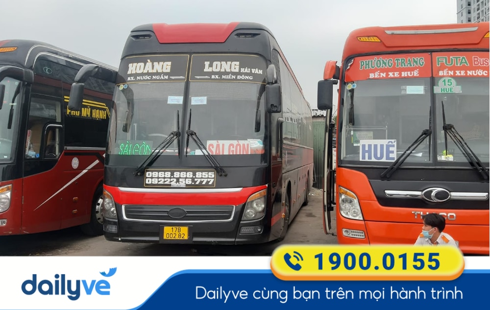 Nhà xe Hoàng Long Hải Vân tuyến Bình Định đi Hà Nội
