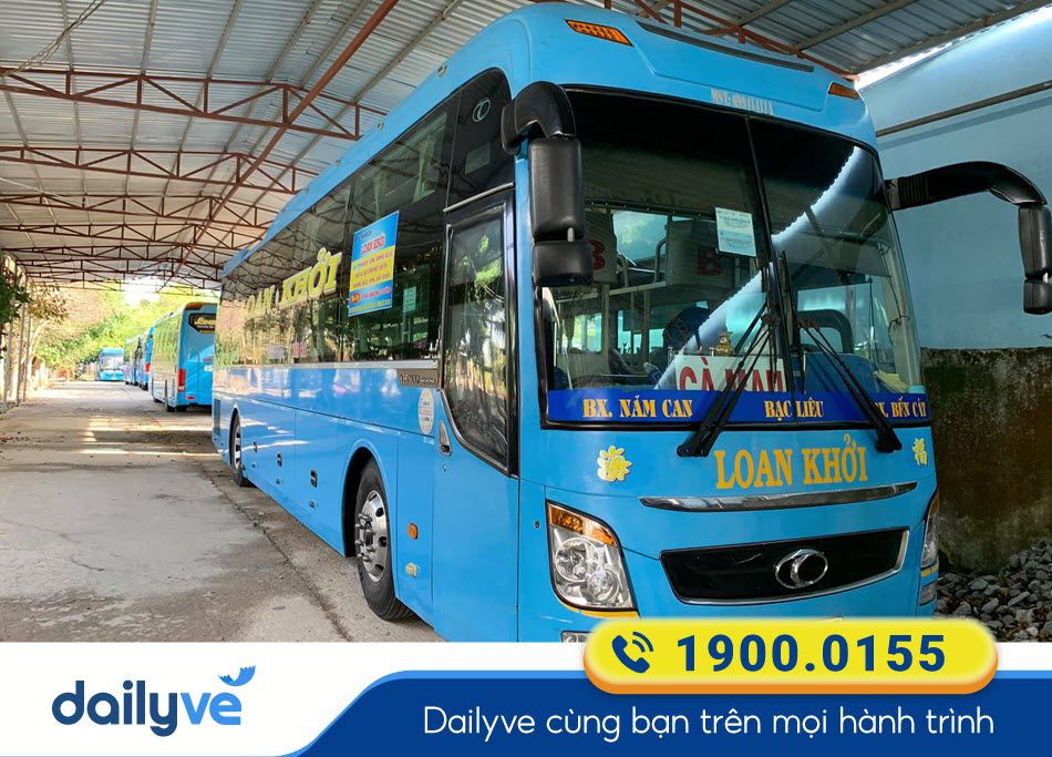 Nhà xe Loan Khởi Cà Mau đi Bình Dương