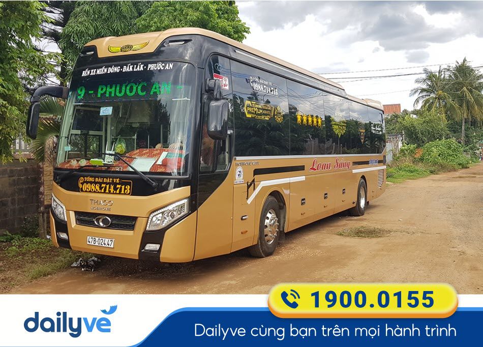Nhà xe Loan Sáng đi Đắk Nông từ Sài Gòn