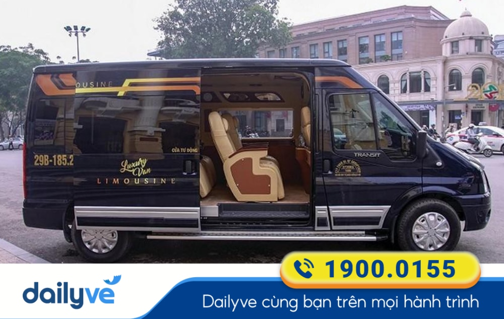 Nhà xe Luxury Van Limousine tuyến Hải Phòng đi Lào Cai
