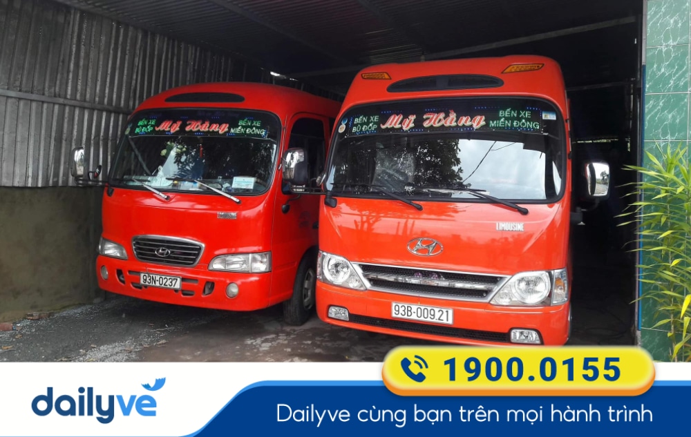Nhà xe Mỹ Hằng tuyến Sài Gòn đi Bến Cát Bình Dương