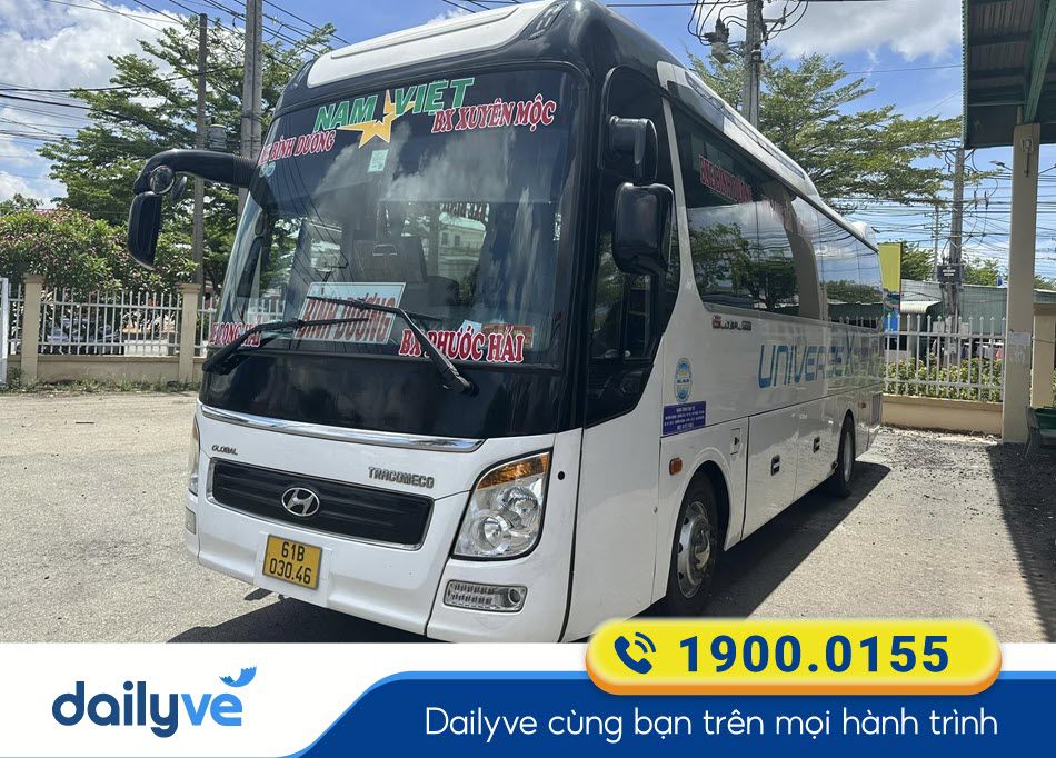Nhà xe Nam Việt Bình Dương đi Vũng Tàu