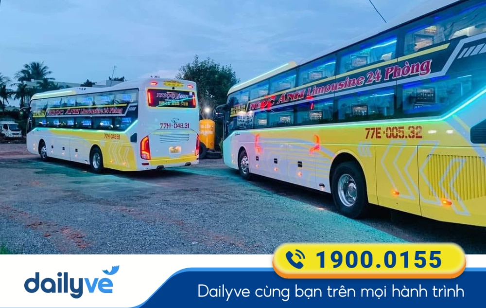 Nhà xe Ngọc Ánh tuyến Cà Mau đi Bến xe Miền Tây 