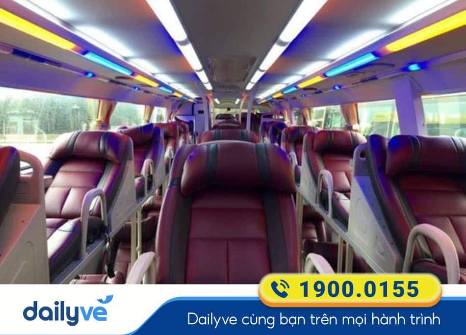 Xe giường nằm 44 chỗ của nhà xe Ngọc Ánh đi Cà Mau