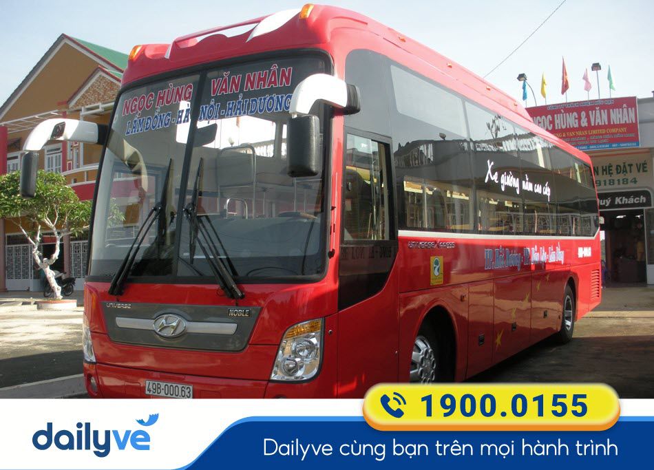Nhà xe Ngọc Hùng Văn Nhân Đà Lạt đi Hải Dương
