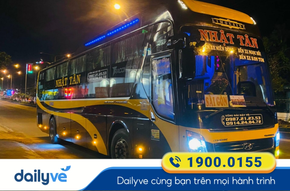 Nhà xe Nhật Tân tuyến Sài Gòn đi Gia Lai