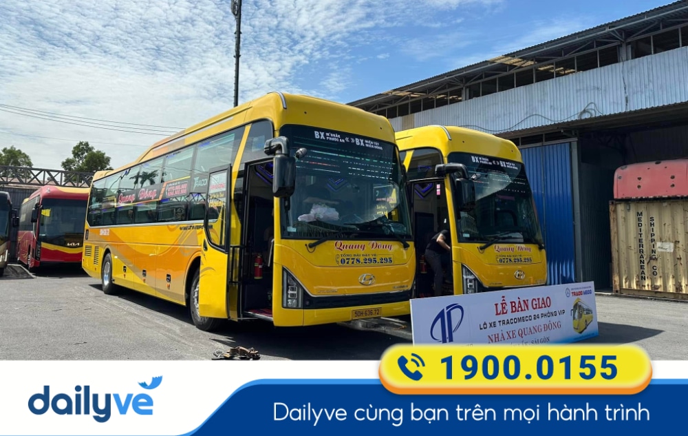 Nhà xe Quang Đông tuyến Buôn Ma Thuột đi Sài Gòn