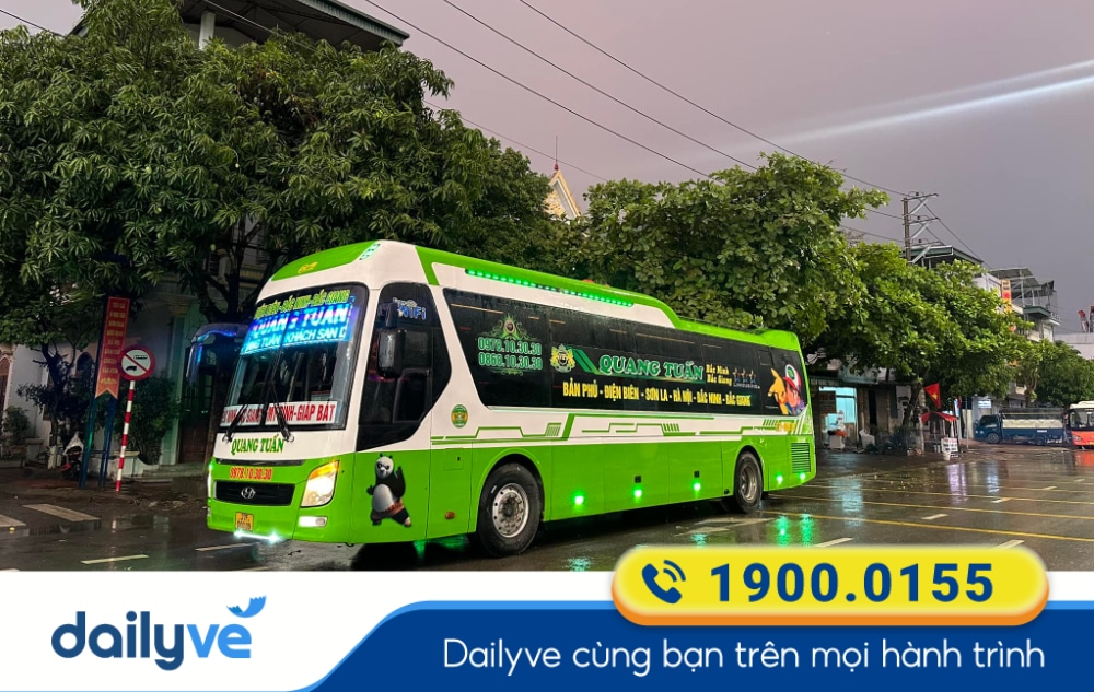 Nhà xe Quang Tuấn tuyến Hà Nội đi Điện Biên Phủ
