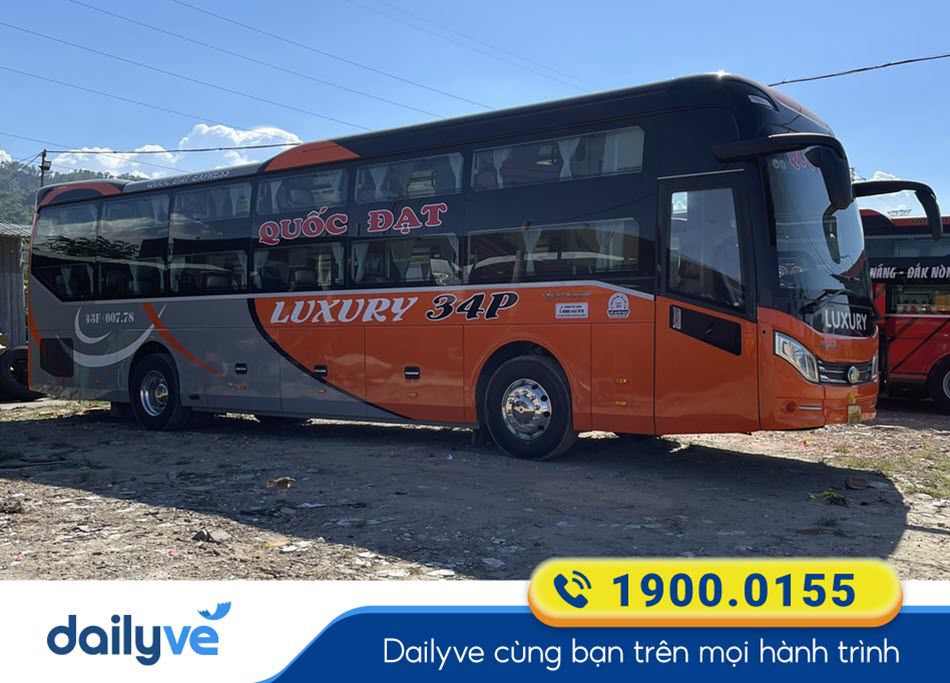 Nhà xe Quốc Đạt Đắk Lắk - Đà Nẵng