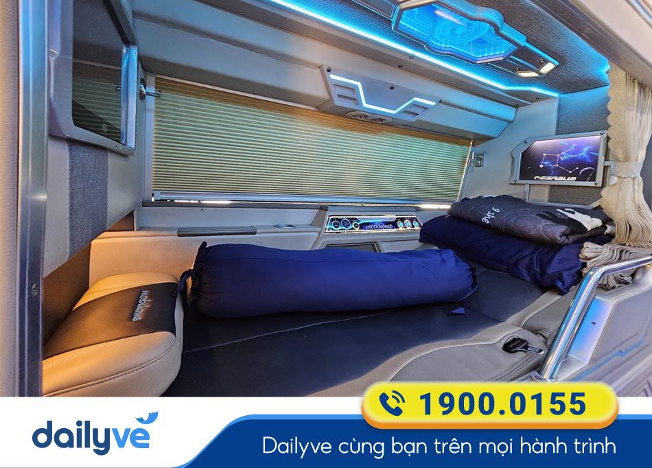 Dòng xe Limousine 20 phòng của nhà xe Quốc Đạt Đắk Nông đi Gia Lai