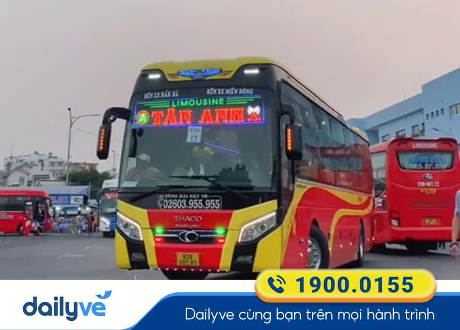 Nhà xe Tân Anh Đà Nẵng đi Kon Tum