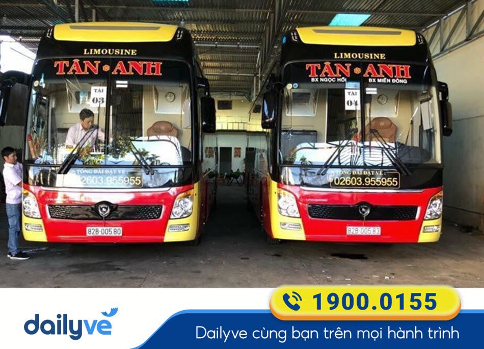Nhà xe Tân Anh Sài Gòn đi Kon Tum