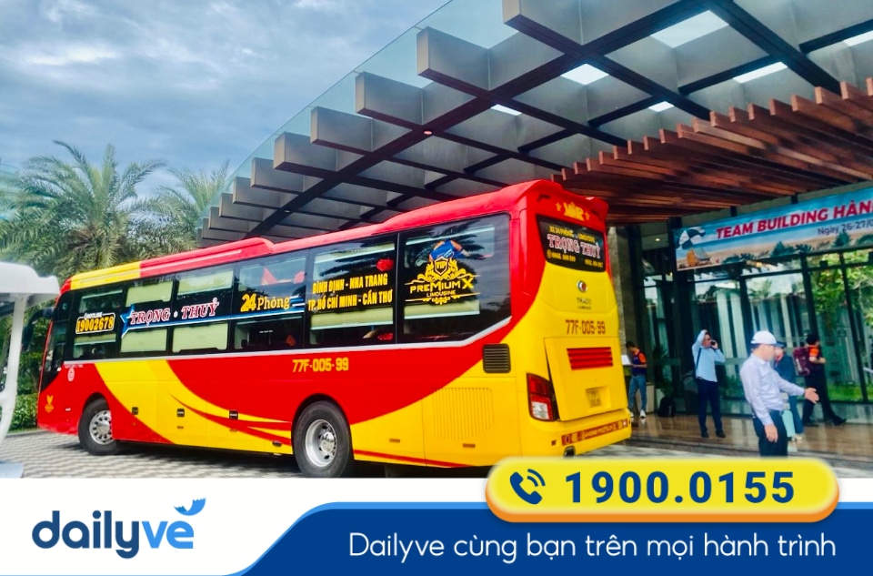 Nhà xe Trọng Thủy Limousine tuyến Bình Định đi Sài Gòn