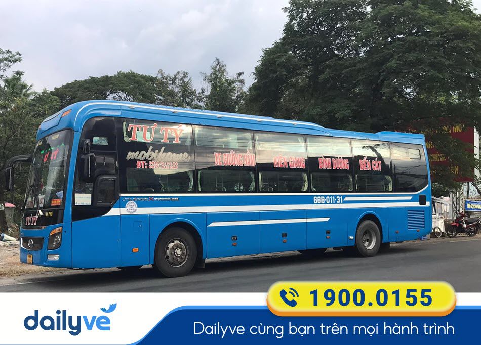 Nhà xe Tư Tý Bình Dương - Hà Tiên