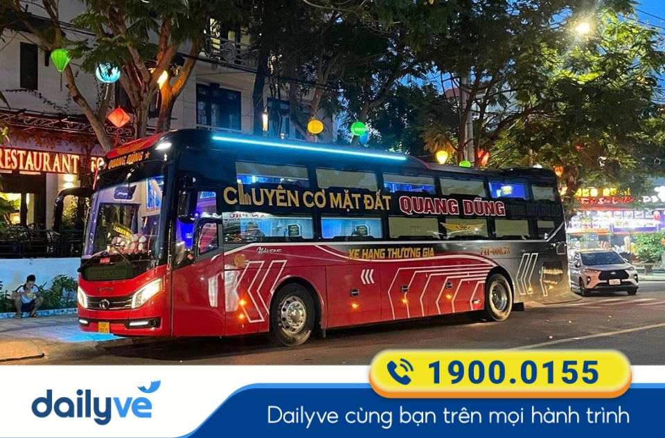Nhà xe tuyến Quang Dũng Limousine tuyến Đà Nẵng đi Hà Nội