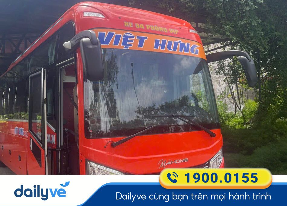 Nhà xe Việt Hưng đi Gia Lai từ Thanh Hóa