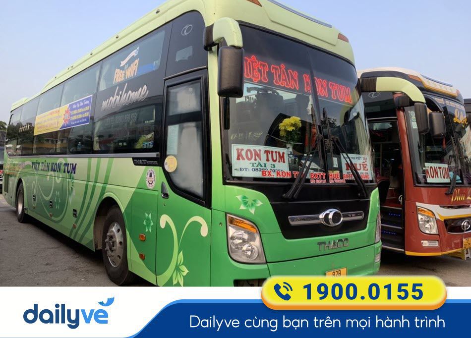 Nhà xe Việt Tân Hà Nội đi Kon Tum