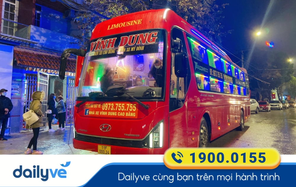 Nhà xe Vĩnh Dung tuyến Thái Nguyên đi Hà Nội