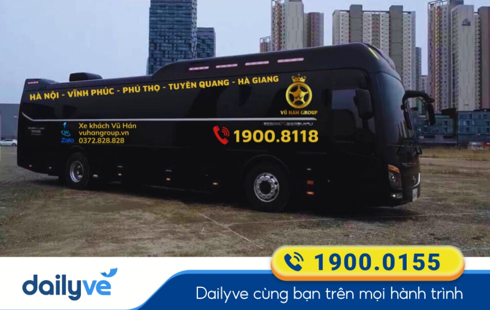 Nhà xe Vũ Hán tuyến Hà Nội đi Tuyên Quang