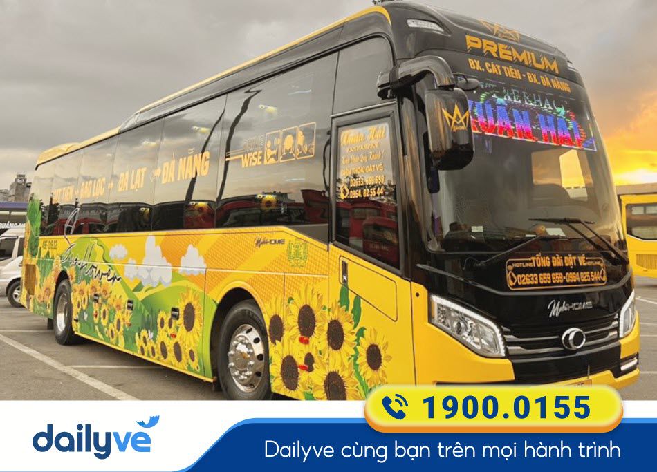 Nhà xe Xuân Hải Quảng Ngãi đi Đà Lạt