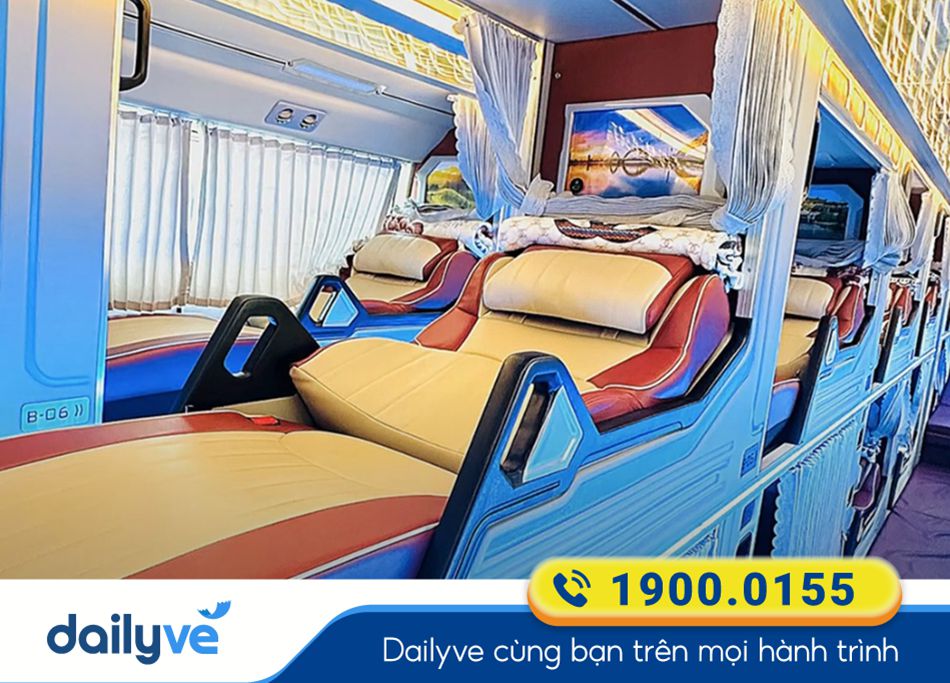 Dòng xe Limousine 34 phòng của nhà xe Van Lục Tùng Đà Nẵng