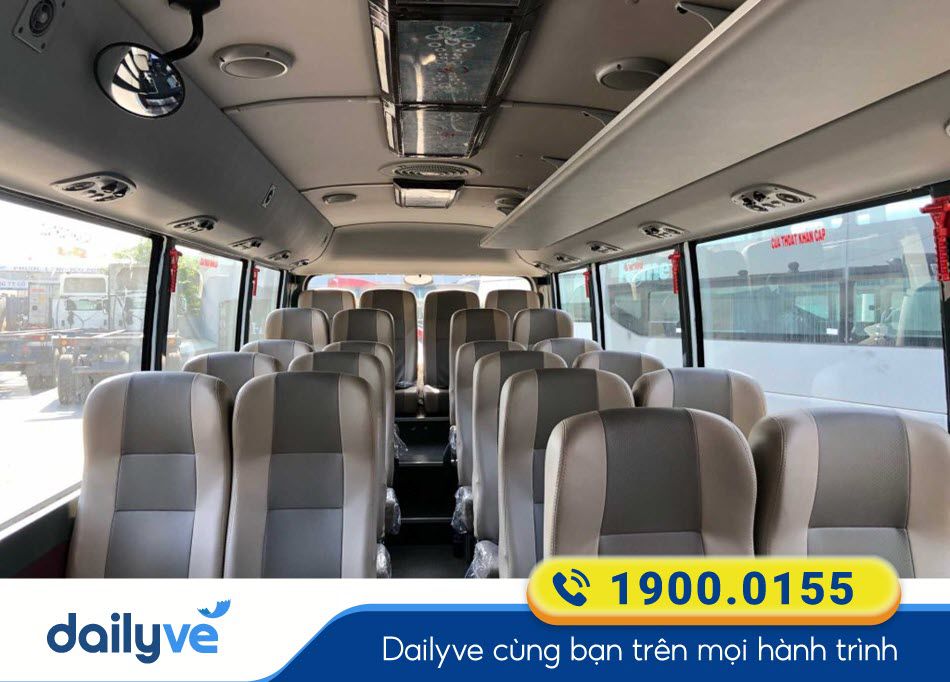 Xe ghế ngồi 29 chỗ của nhà xe Phương Sa Ngãi Giao - Vũng Tàu