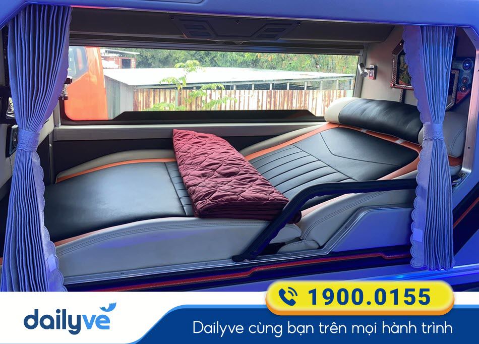 Dòng xe Limousine cabin của xe Xuân Hải Đà Lạt - Quảng Ngãi