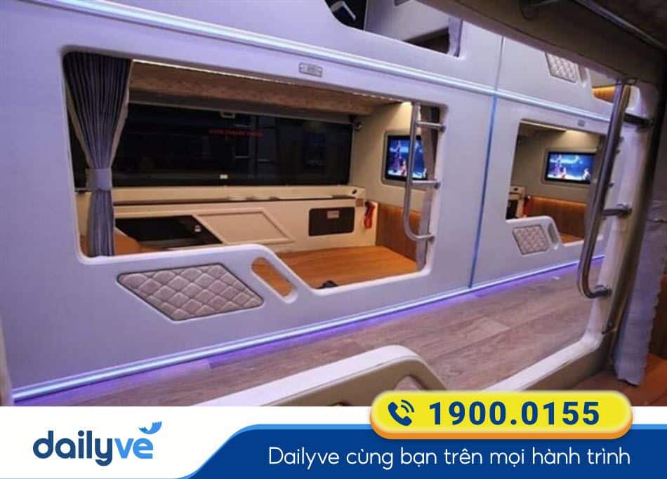 Nội thất xe Limousine 22 phòng của nhà xe Tân Anh Limousine