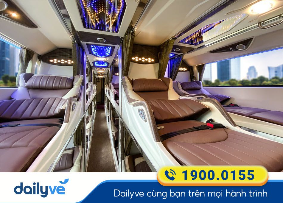 Dòng xe Limousine 24 phòng của nhà xe Phúc Thuận Thảo Tuy Hòa