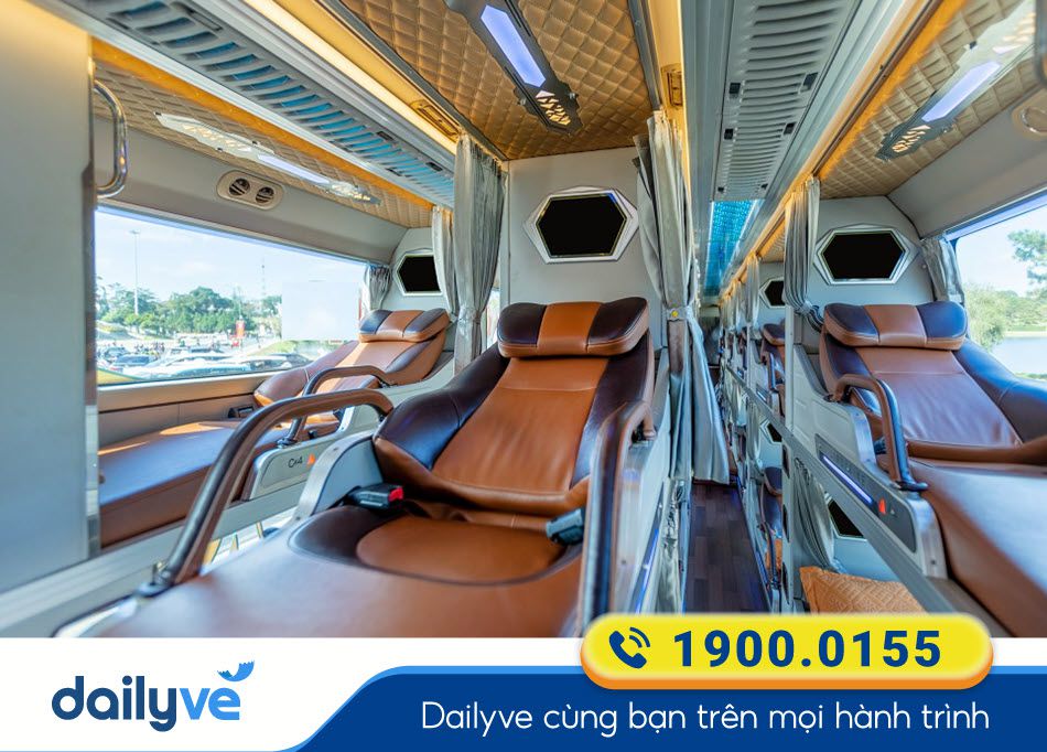 Dòng xe Limousine 34 phòng của xe Tú Tạc Đà Nẵng