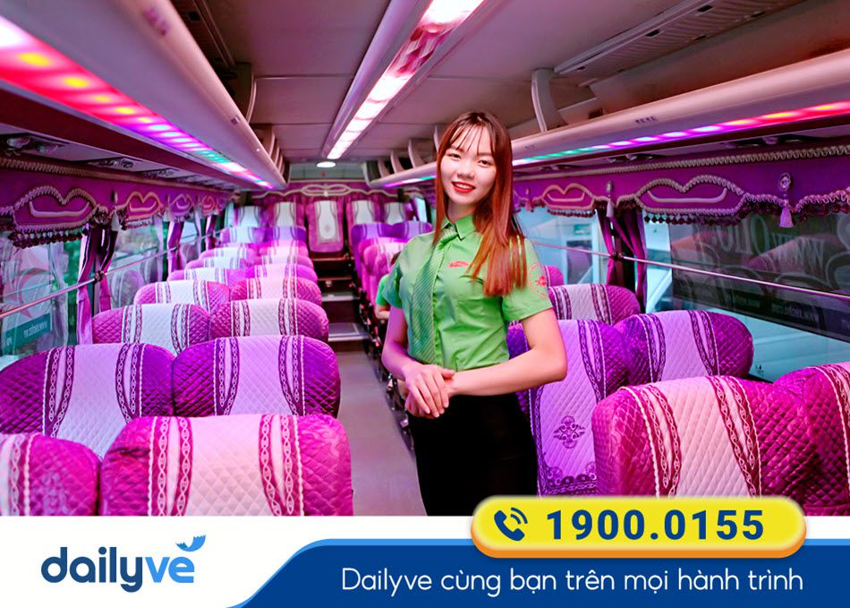 Tiện ích dòng xe ghế 29 chỗ của nhà xe Ô Hô