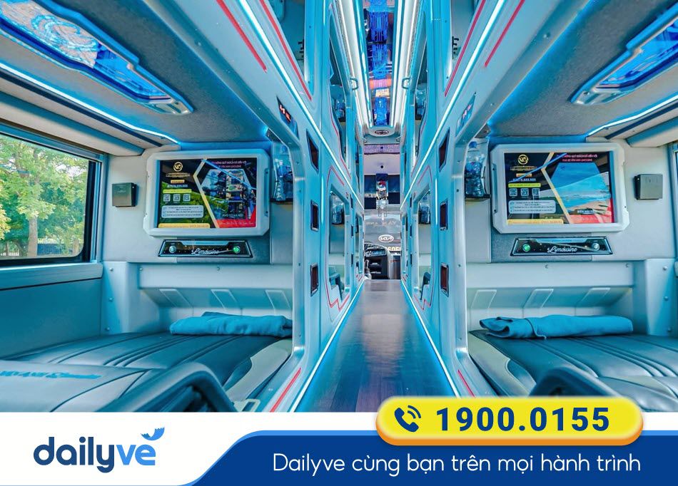 Dòng xe Limousine 22 phòng của nhà xe Vân Anh Thanh Hóa