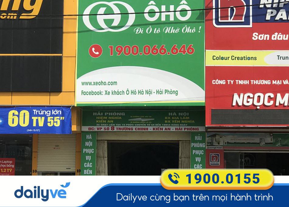 Văn phòng nhà xe Ô Hô Hải Phòng