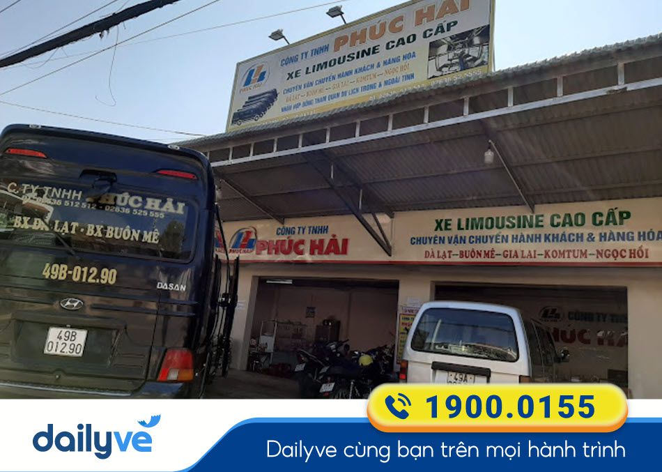 Văn phòng nhà xe Phúc Hải Đà Lạt