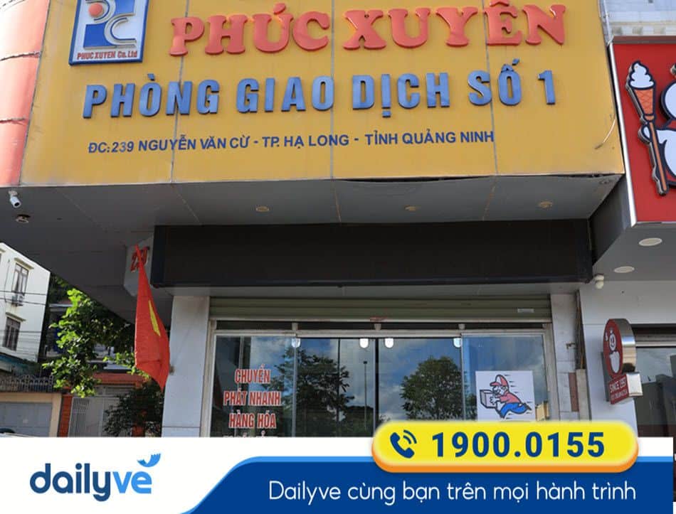 Văn phòng nhà xe Phúc Xuyên tại Quảng Ninh
