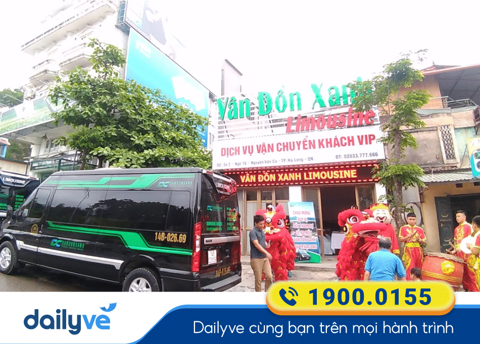 Địa chỉ văn phòng của hãng xe Vân Đồn Xanh tại Hạ Long - Quảng Ninh