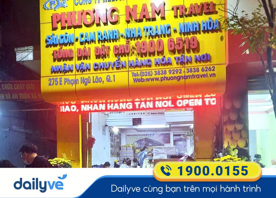 Địa chỉ phòng vé xe Phương Nam tại Sài Gòn