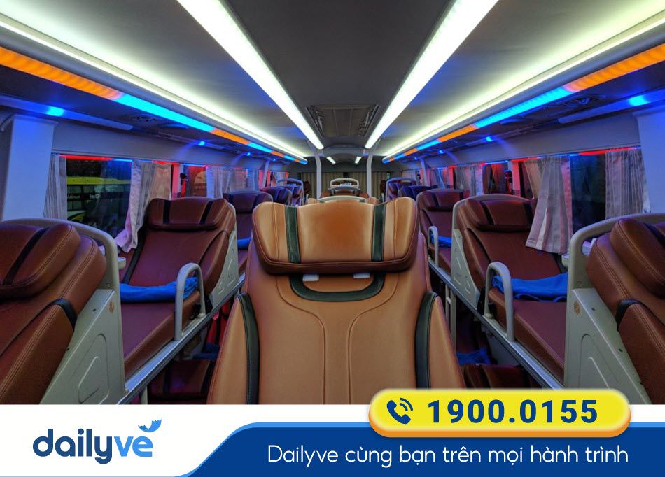 Dòng xe giường nằm 36 chỗ của xe Minh Nghĩa Sài Gòn