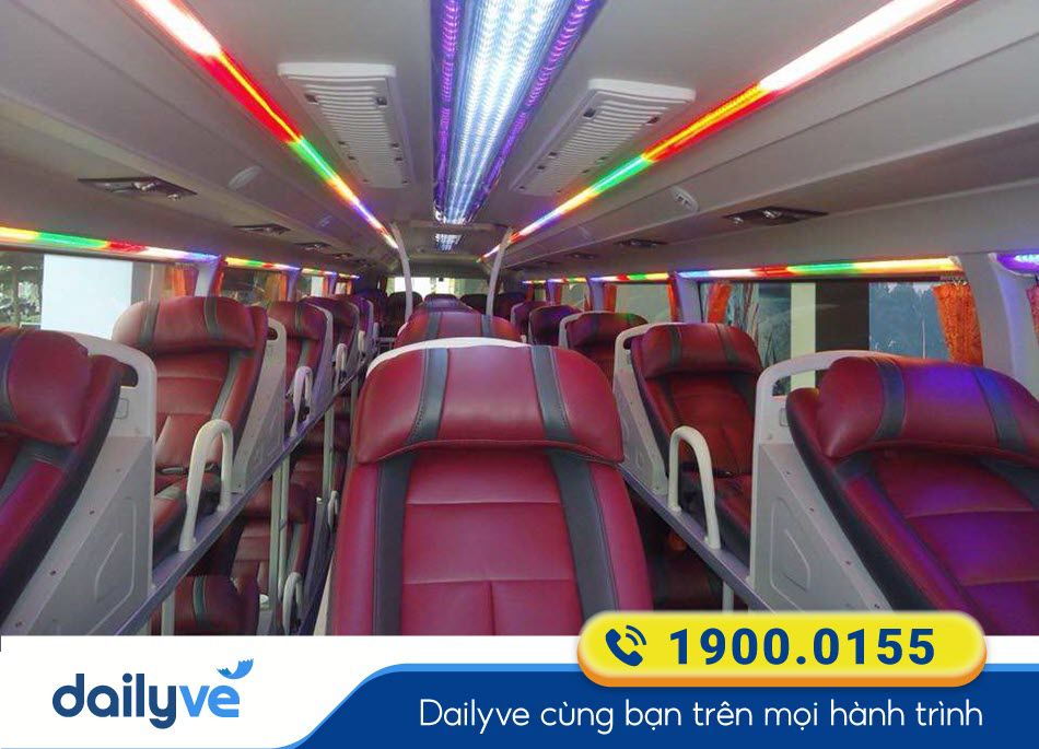 Dòng xe giường nằm 40 chỗ của nhà xe Trung Tín Quảng Bình