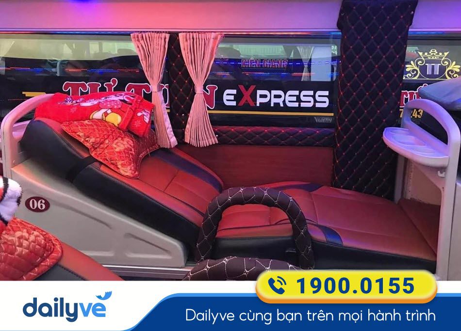 Dòng xe giường nằm 40 chỗ của nhà xe Tư Tiến Rạch Giá