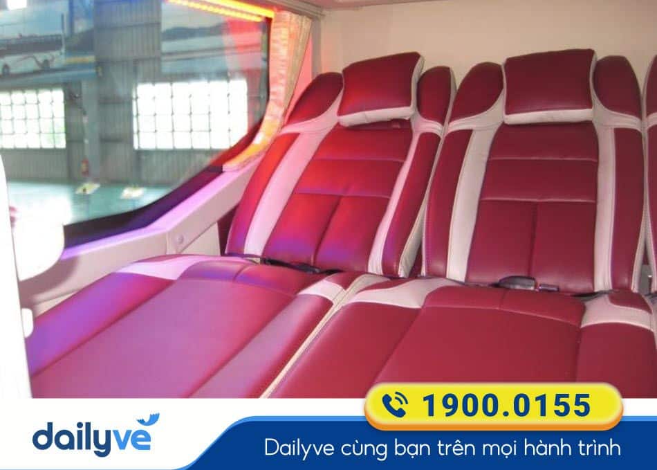 Dòng xe giường nằm 44 chỗ của xe khách Việt Thắng Quảng Ngãi