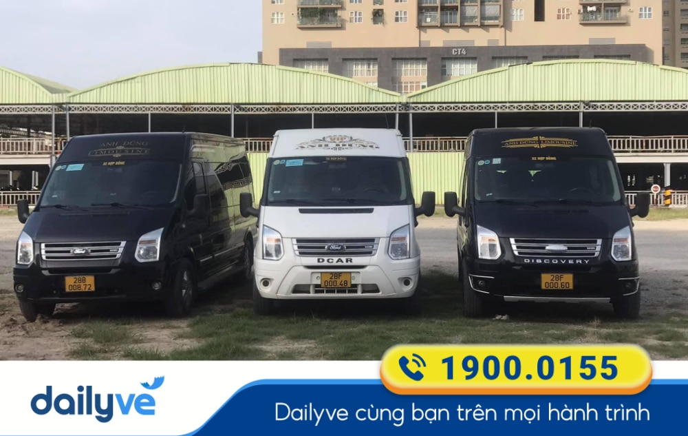Nhà xe Anh Dũng Limousine tuyến Hà Nội đi Hòa Bình
