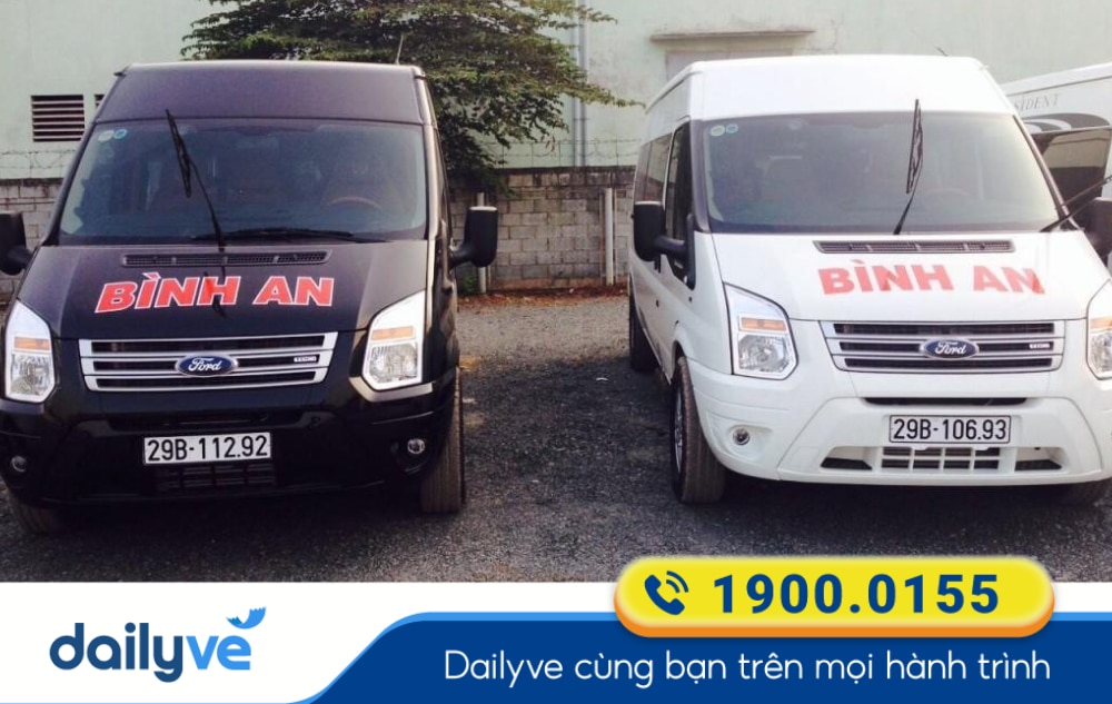 Nhà xe Bình An tuyến Hà Nội đi Hòa Bình